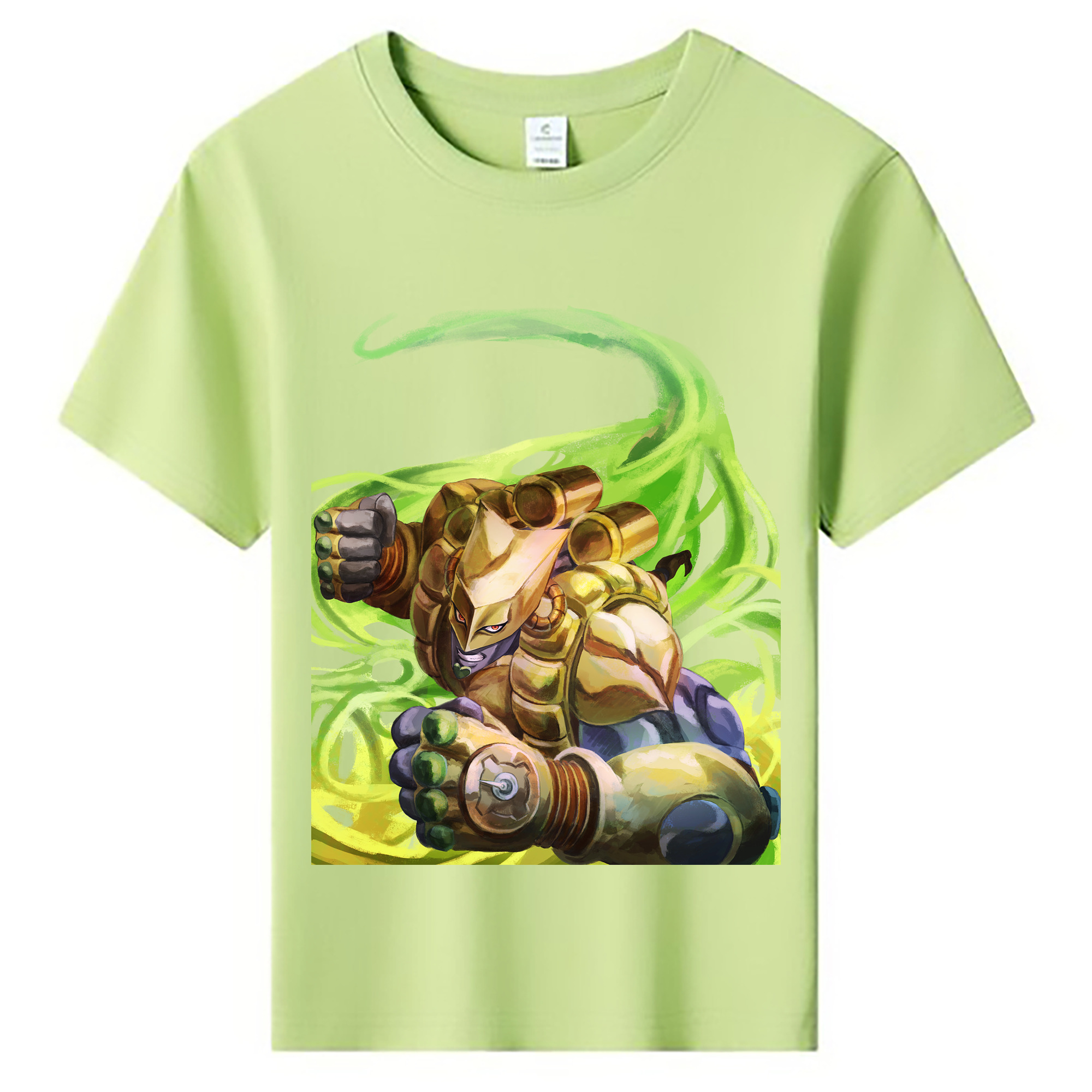 （画像用） ジョジョの奇妙な冒険 ディオ?ブランドー JoJo's Bizarre Adventure Dio Brando 綿100％キッズTシャツ（フロントプリント）